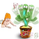 Cactus Danzante con Movimento Elettronico per Bambini. Peluche Danzante con 120 Canzoni in Inglese...