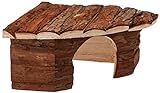 Croci Wood Corner House - Casetta per Roditori e Porcellini D'India, Rifugio in legno ad...