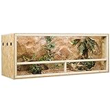 OSB - Terrario in legno, 150 x 60 x 60 cm, con ventilazione laterale